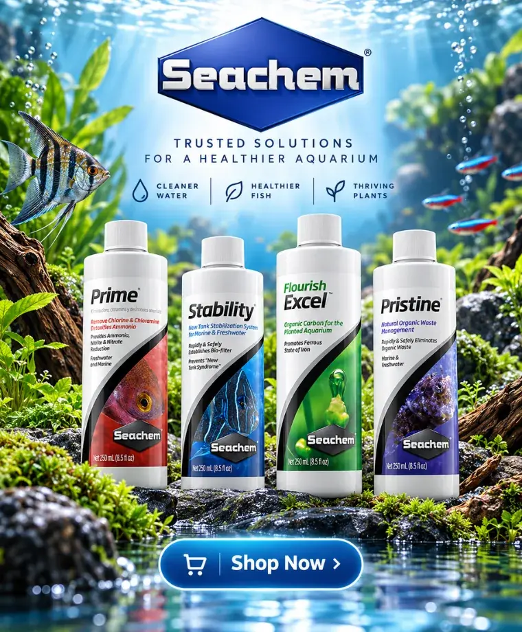 Seachem — trusted solutions for a healthier aquarium