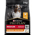 Purina Pro Plan Medium Adult Dog Chicken Dry Food - 3kg