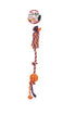 Camon Rubber Ball with Cotton Rope - 30cm