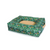 Camon Rectangular Pet Bed with Handle “Green Happy Dog” 80X70X19cm