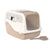 MP Bergamo Cat Litter Box ARIEL(TOP FREE) with Cat Clipart