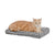 MidWest QuietTime® Deluxe Ombré Swirl Pet Bed – 18 inch (Grey)