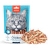 Wanpy Chicken Jerky and Codfish Sandwiches for Cats - 80g