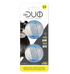 Zeus Duo Ball, 5cm with Squeaker & Glow 2pk