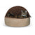 K&H Self-Warming Kitty Bed Hooded Small Chocolate/Tan 16