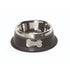 Camon “Chic Bowl” Stainless Steel Bowl Covered With Leather Cover For Dog