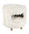 Duvo+ Cat House With Long Plush White - The Pets Club