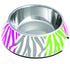 Fuzzyard Street Cat  Melamine Bowl Multi Stripe - S