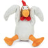 GoDog® Action Plush™ Chicken with Chew Guard Technology™ Animated Squeaker Dog Toy