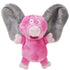 GoDog® Silent Squeak™ Flips Pig Elephant with Chew Guard Technology™ Durable Plush Small Dog Toy