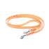 JULIUS-K9 IDC Lumino Adjustable Leash - UV Orange / Width 1.9 cm & Length 2.2 Meter