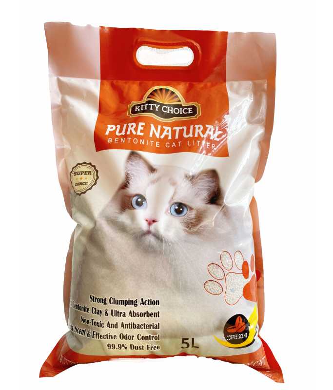 Natural bentonite outlet cat litter