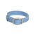 MENDOTA PET DOUBLE BRAID DOG COLLAR - SATIN NICKEL - ThePetsClub