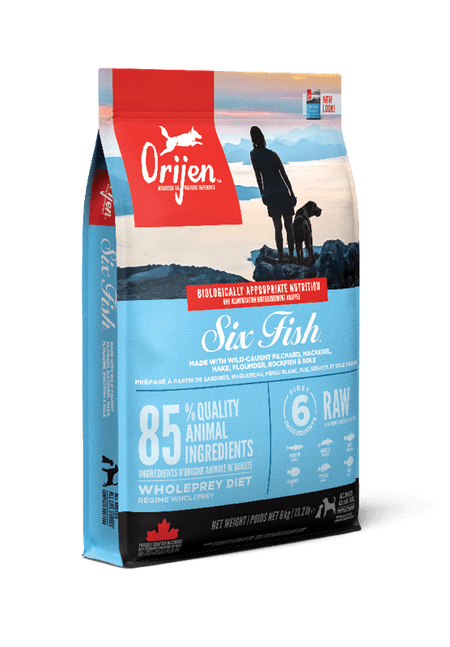 Orijen six 2024 fish dog